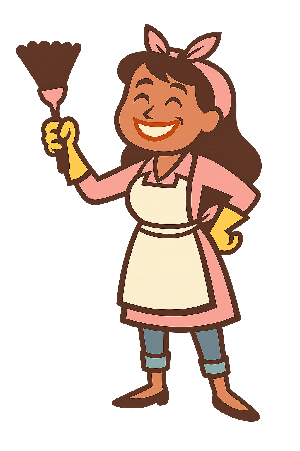 JEDY Cleaning Mascot